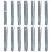Wickey Bodenanker SolidLock 14 Stk. Winkelanker für Garantie auf Wickey Spielgeräte, für Wickey Türme & Schaukeln, - Montage durch Anschrauben & Einbetonieren -, (Wickey - Zubehör, 14-St., Grundlage für 10 Jahre Garantie von Wickey), Original-Anker f