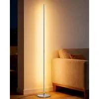 EDISHINE LED Stehlampe Wohnzimmer dimmbar, LED fest integriert, warmweiß, Minimalistische Stehleuchte