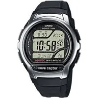 Casio Funk Funkchronograph WV-58R-1AEF, Quarzuhr, Armbanduhr, Herrenuhr, Funkuhr, Digitaluhr, Resinarmband