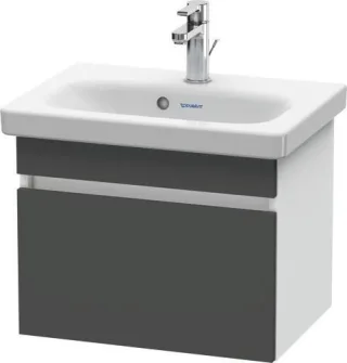 Duravit DuraStyle Waschtischunterbau wandhängend Graphit & Weiß Matt 500x368x398 mm - DS630304918 DS630304918