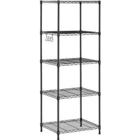 Royal Catering Standregal 55 x 45 x 150 cm Metallregal Steckregal Haushaltsregal 150 kg schwarz, verschiedene Größen