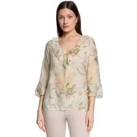 Cartoon Rüschenbluse Damen mit 3/4 Arm