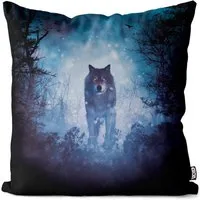 VOID Kissenbezug, (1 Stück), Wolf Mond Fantasy Tier Ugeheuer Gruselgeschichten Roman Wald Werwolf