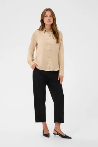 Langarm-Hemd KAamara Langarm-Hemd Regular fit beige