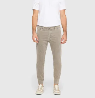 MAC - MAC JEANS - Griffin, Needle Corduroy grau - Gr. - 32