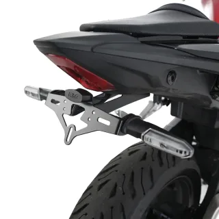 R&amp;G Kennzeichenhalter Heckumbau Honda CB 500 Hornet Bj.2024-2026 plug&amp;play / eintragungsfrei /+LED