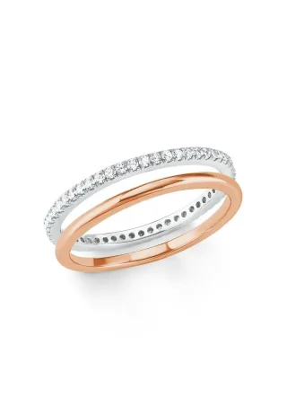 s.Oliver - Ring beige - Gr. - 52