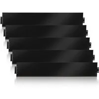 Clanmacy Beetumrandung Rasenkante Beeteinfassung Metall Mähkante Verzinkt 15cm/18cm Hoch