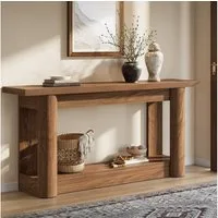Tribesigns Konsolentisch 160 cm Schmaler Flurtisch, Langer Sofatisch hinter dem Sofa