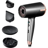 Remington Haartrockner D6077 ONE Dry & Style Hairdryer, 2000 W, 120 km/h Luftstrom, 4 Aufsätze, 8 Heiz-& Geschwindigkeitskombinationen