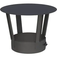 Jeremias Schornstein DW-Black Ø 130 mm Regenhaube, Ø 130 mm