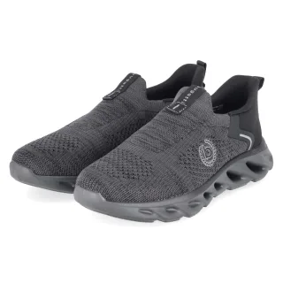 Bugatti Slipper  Grau - Gr. 40 -  Textil