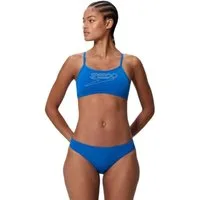 Speedo Bustier-Bikini Endurance+ Logo Thin Strap Two