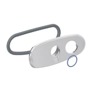 Geberit Blende 250094211 mit Dichtungssatz glanz-verchromt, zu AquaClean 8000plus