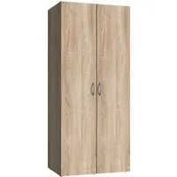 Lomadox Mehrzweckschrank MIAMI-43 Eiche, 5 Einlegeböden, ca. 70/185/40 cm