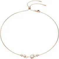 Swarovski Collier Schmuck Geschenk Constella Halskette, mit Swarovski® Zirkonia (synth) - mit Swarovski® Perle
