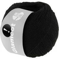 LANA GROSSA GLAMCOT Häkelwolle, 155 m (zart glänzende, multifile Baumwoll-Viskosemischung), 50 g