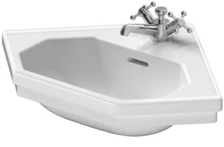 Duravit Serie 1930 Eck-Handwaschbecken Weiß Hochglanz 595 mm - 0793420000 0793420000