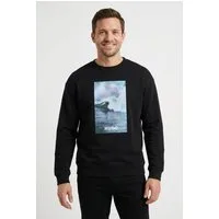 HUGO Sweatshirt Nofintex Rundhalsausschnitt, Regular Fit, Foto-Druck
