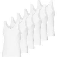 Schöller Unterhemd DOPPELRIPP (Mehrpack) mit Rundhals-Ausschnitt, 6er oder 12er Pack