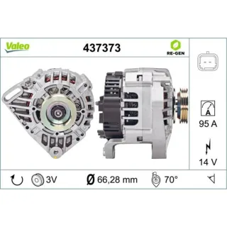 Valeo Lichtmaschine Dacia Nissan Renault 437373