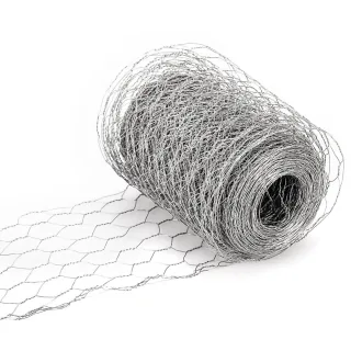 Maschendraht, silber, 20 m