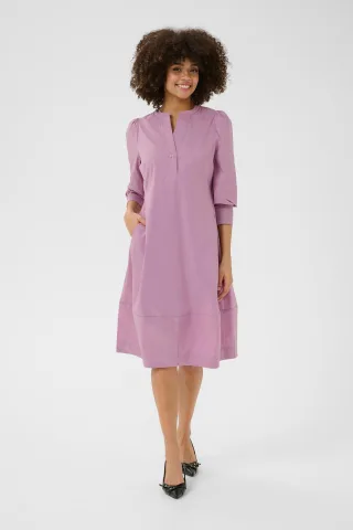 Kleid Feminine Valerian red