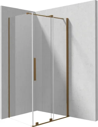 Neuesbad Duschkabine BRUSHER BRONZE 140X70 KTJ_C34R + KTJ_C37P NB1DEKPNCP14S071