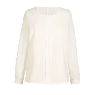 Brook Taverner - "Riola" Bluse für Damen, Langärmlig (Cremefarbe)