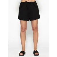 SASSYCLASSY Shorts Lässige Sweatshorts Damen casual Shorts mit elastischem Bund und Kordelzug buttergelb