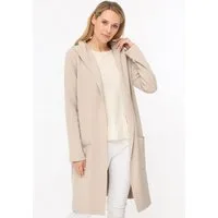 Zwillingsherz Cardigan "Janina" Kapuze, Taschen, Langarm, knielang, ohne Verschluss