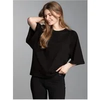 Trigema T-Shirt TRIGEMA Oversized T-Shirt mit weiten Ärmeln (1-tlg)