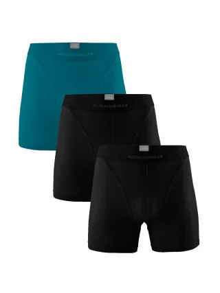 Muchachomalo Herren Pima Baumwolle Boxer Shorts - 3er Pack - Herren Unterwäsche