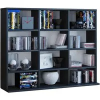 VCM Standregal Holz CD DVD Standregal Bücherregal Regal Megosa L, 1-tlg., 82x102x23cm CD DVD Aufbewahrung, stehend
