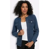 Sieh an! Allwetterjacke Jeans-Jacke Langarm