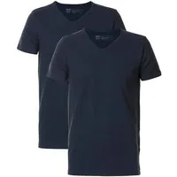 Petrol Industries T-Shirt (Packung, 2er-Pack) V-Ausschnitt