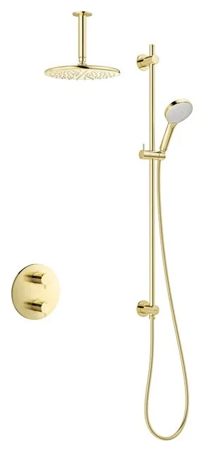 Damixa SR 2 - Unterputz Thermostat Duschsystem, Edelmessing PVD, 571297700 571297700