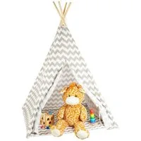 relaxdays Spielzelt Tipi Zelt Kinder