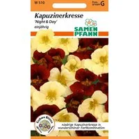 SAMEN PFANN Blumensamen Kapuzinerkresse, Night & Day - Kapuzinerkresse-Samen Saatgut Samen, Tropaeolum majus
