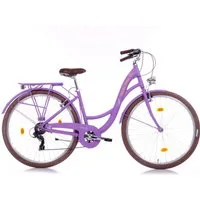 BERLIN BIKE Cityrad Bella 2 Damen Hollandrad 28 Zoll – Alurahmen & Shimano 7‑Gang, Shimano RD-TY300 Schaltwerk, Kettenschaltung, (Set, Shimano 7-Gang-Schaltung), mit 28" x 2,00" luftreifen – perfekt für stadt & alltag