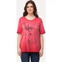 Ulla Popken T-Shirt T-Shirt Hirsch Classic Rundhals Halbarm