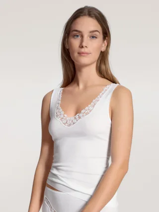 CALIDA - DAMEN Top ohne Arm weiss - Gr. - XL