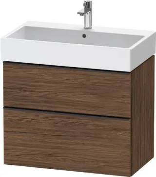 Duravit D-Neo Waschtischunterbau wandhängend Nussbaum dunkel Matt 784x442x625 mm - DE43730BD210000 DE43730BD210000
