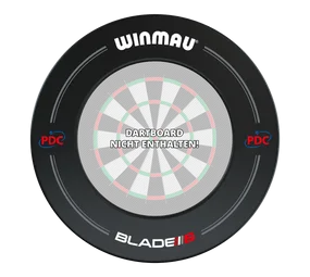 Winmau PDC Dartboard Surround - Schwarz