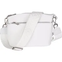 MIRROSI Umhängetasche Damen, Echtleder, Leder, Made in Italy, 25x17x10cm Klein (Schultertasche für jeden Anlass (1 Tasche mit 1 oder 2 Gurte), Crossbody Bag, Schwarz, gemusterten& verstellbaren Schulterriemen