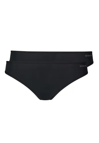 SKINY - Skiny Damen String Doppelpack SKINY ADVANTAGE Micro black - Gr. - 36