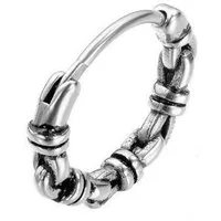 Firetti Single-Creole Schmuck Geschenk Ohrschmuck einzeln Bali Style