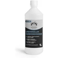 WO-WE Nitro-Universalverdünner Verdünnung Spezialverdünnung W910, 1-L-Flasche WO-WE Universalverdünner, 1L Lackverdünner Pinselreiniger