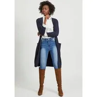 Vila Longstrickjacke VIRIL LONG L/S KNIT CARDIGAN - NOOS in knielanger Form