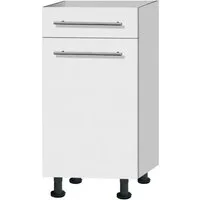 OPTIFIT Unterschrank Bern 40 cm breit, mit Tür und Schubkasten, mit höhenverstellbaren Füßen
